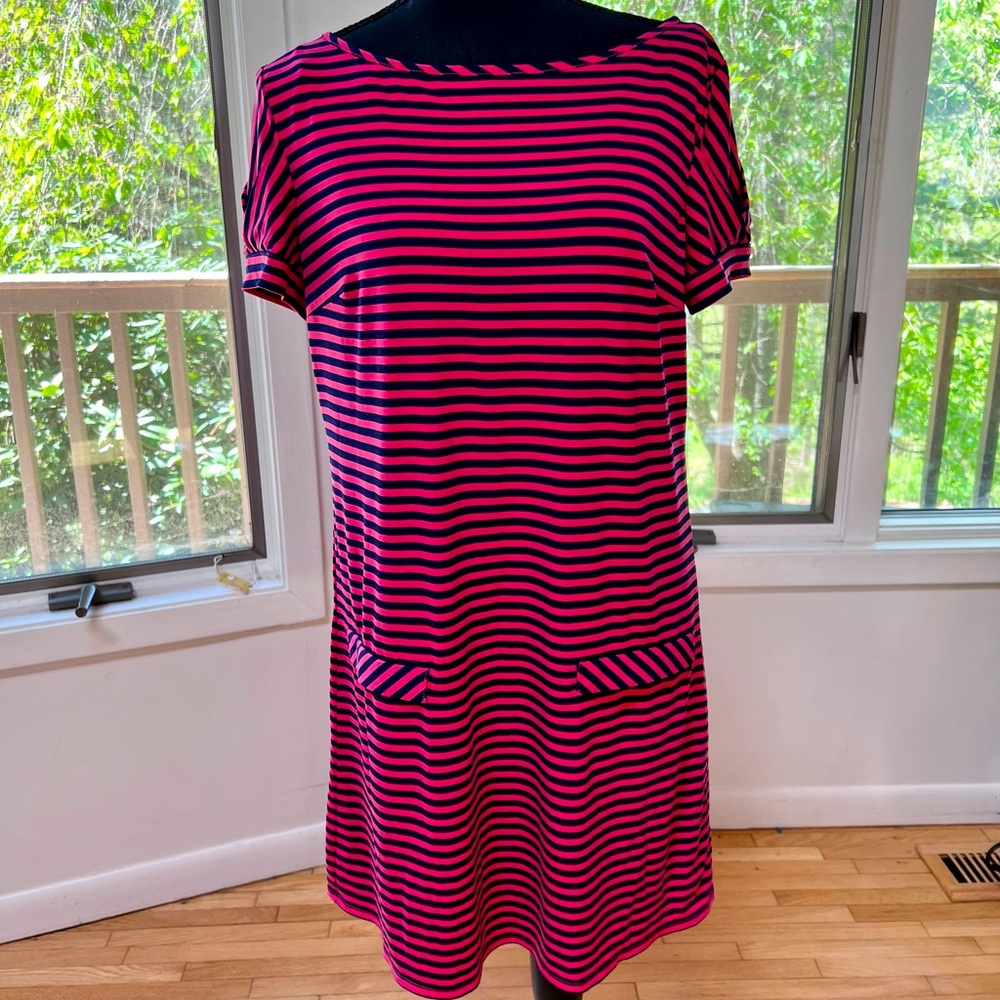 Laundry navy stripe Dress
